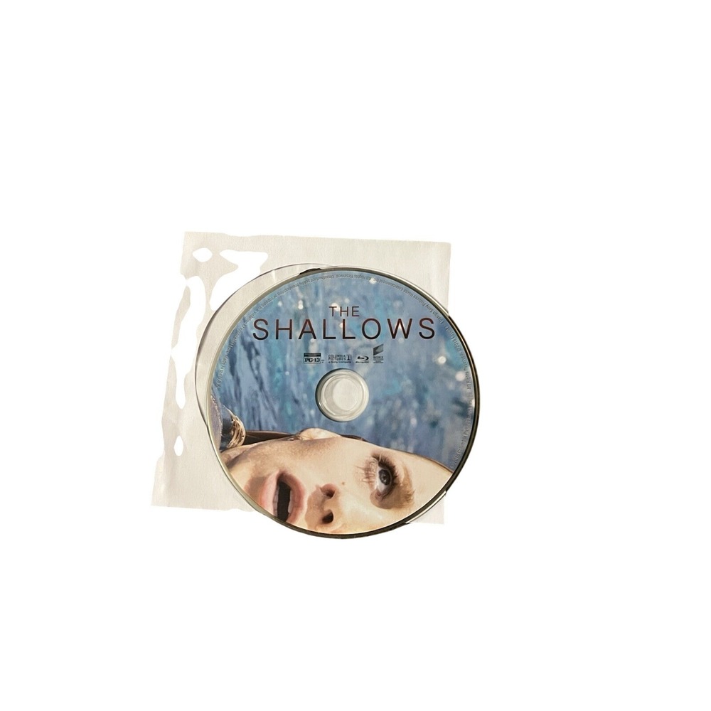 The Shallows Blu-ray Movie Disc‎ Only Blake Lively Shark Survival Thriller PG-13